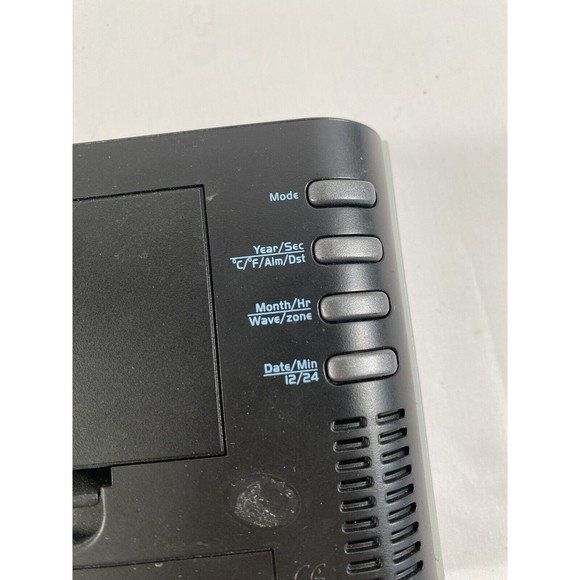 Silicon Scientific Atomic Projection Clock 6" Long × 4" Tall Tested Working READ - Picture 6 of 7